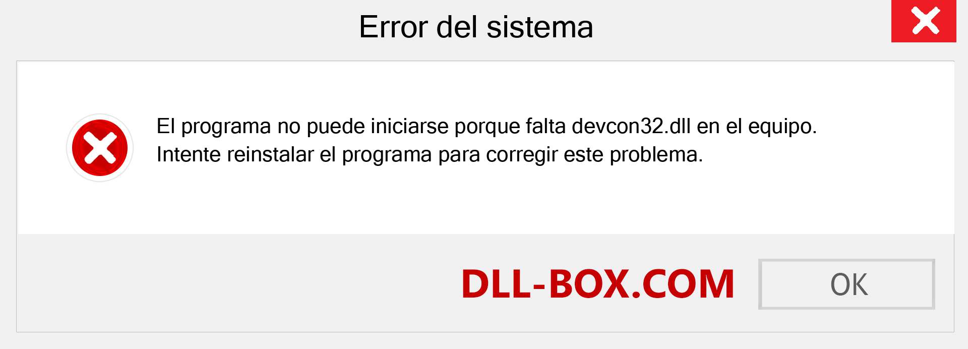 ¿Falta el archivo devcon32.dll ?. Descargar para Windows 7, 8, 10 - Corregir devcon32 dll Missing Error en Windows, fotos, imágenes